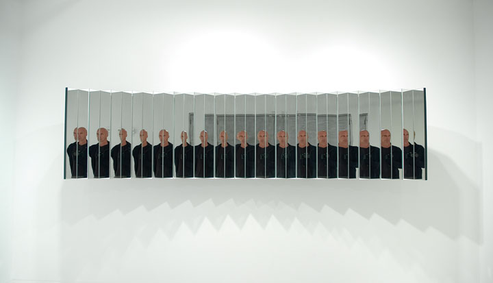 Daniel Rozin Studio Self-Centered Mirror by Daniel Rozin - bitforms gallery