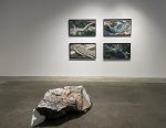 Installation view of Clement Valla, Scanners , bitforms gallery SF, 2022.