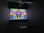 Installation view of Ellie Pritts, Liminal Reprise, 2022. bitforms gallery SF, 2022