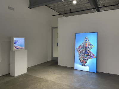 Installation view, Artificial Imagination bitforms gallery SF, 2022