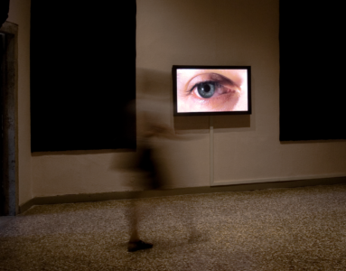 Rafael Lozano-Hemmer
Surface Tension, 1992

Installed at the Mexican Pavilion, Biennale Di Venizia, Venice, Italy, 2007. Photo: Antimodular Research.