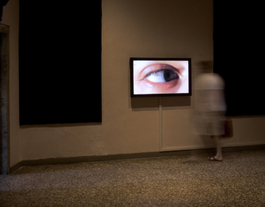 
Rafael Lozano-Hemmer
Surface Tension, 1992

Installed at the Mexican Pavilion, Biennale Di Venizia, Venice, Italy, 2007. Photo: Antimodular Research.